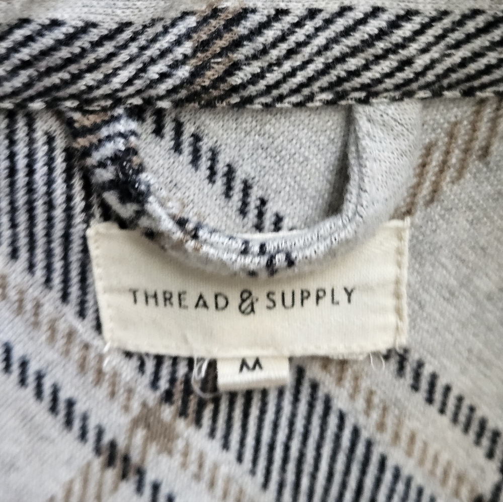 Thread & Supply Plaid Shirt Jacket - Picture 3 of 6